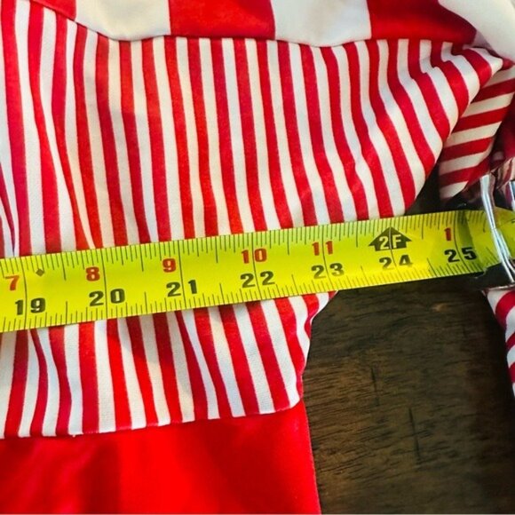Vintage Red & White Striped Track Jacket Cospo Women’s Medium Oversized Dolman - Picture 9 of 11
